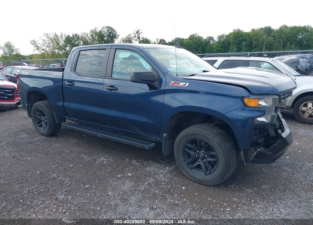 2021 CHEVROLET SILVERADO 1500 4WD SHORT BED CUSTOM TRAIL BOSS VIN: 1GCPYCEF9MZ234645