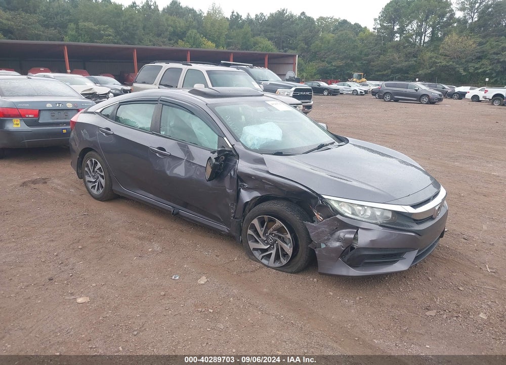 2017 HONDA CIVIC EX VIN: 19XFC2F74HE027352