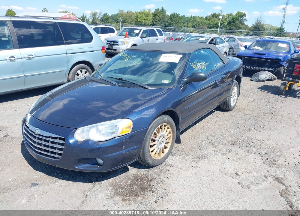 2004 CHRYSLER SEBRING LXI VIN: 1C3EL55R64N218622