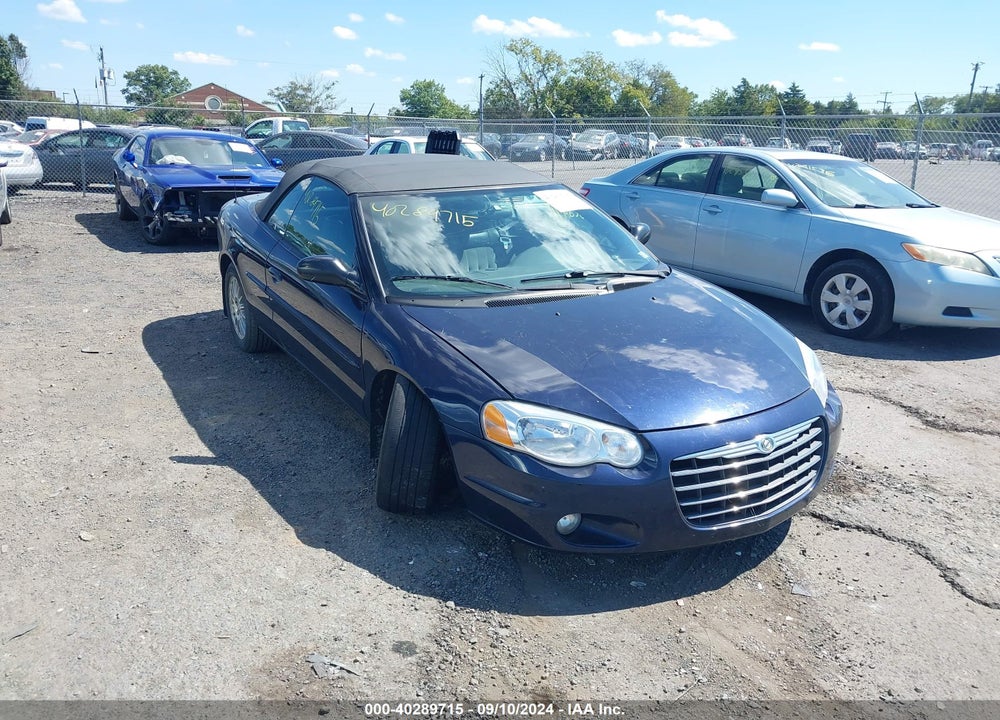 2004 CHRYSLER SEBRING LXI VIN: 1C3EL55R64N218622