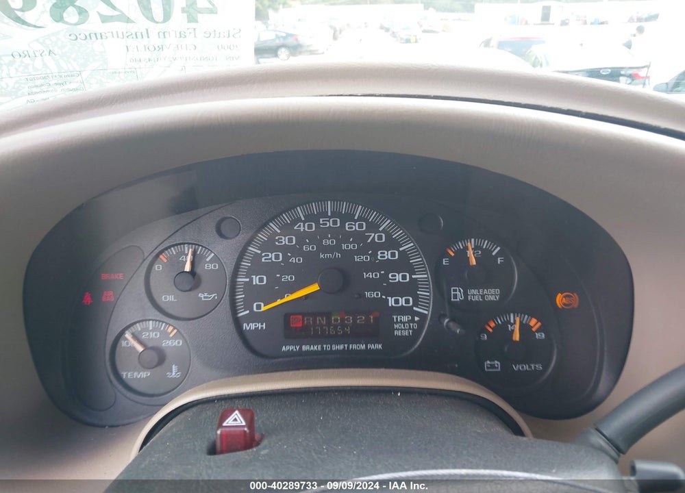 2000 CHEVROLET ASTRO VIN: 1GNDM19W2YB145440