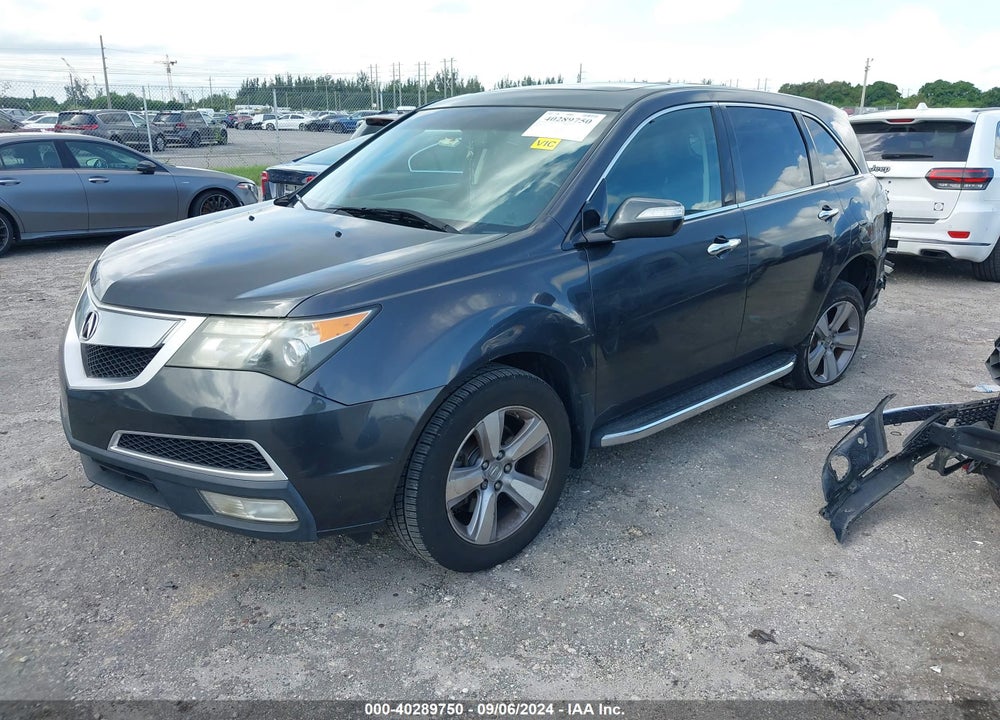 2013 ACURA MDX VIN: 2HNYD2H25DH516083