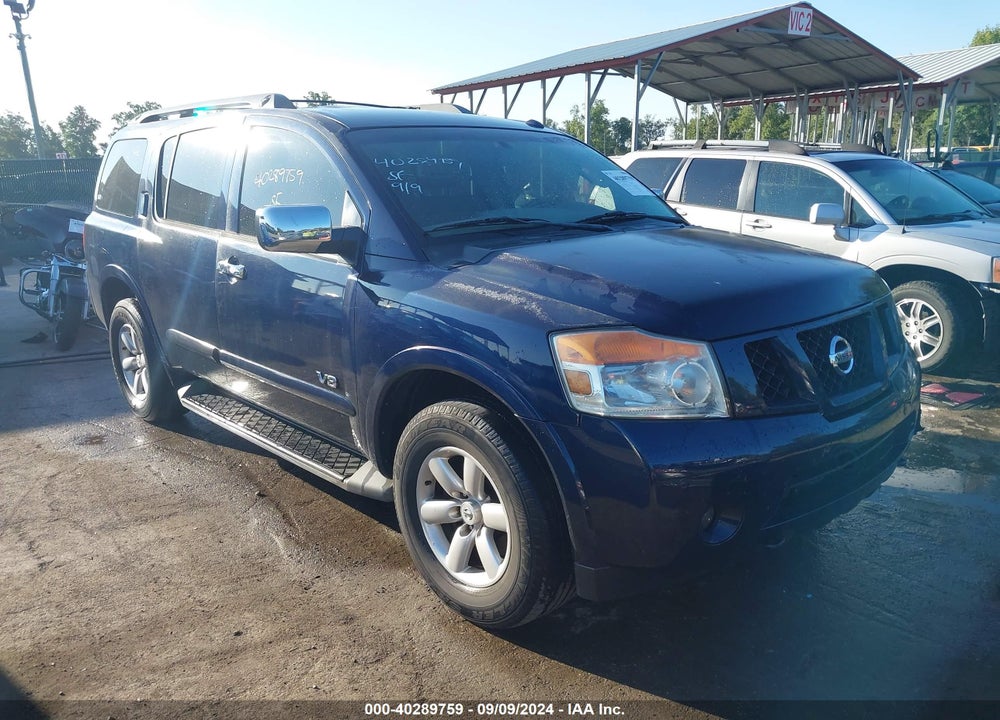 2008 NISSAN ARMADA SE VIN: 5N1AA08C68N608082