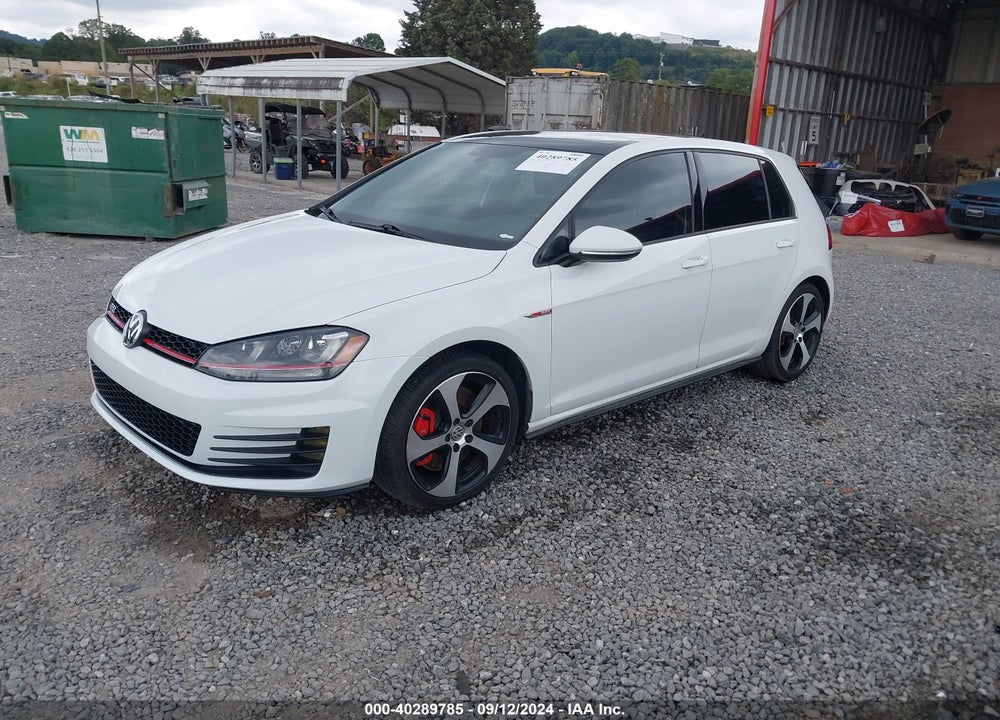 2015 VOLKSWAGEN GOLF GTI 2.0T SE W/PERFORMANCE PACKAGE 4-DOOR VIN: 3VW547AUXFM078924