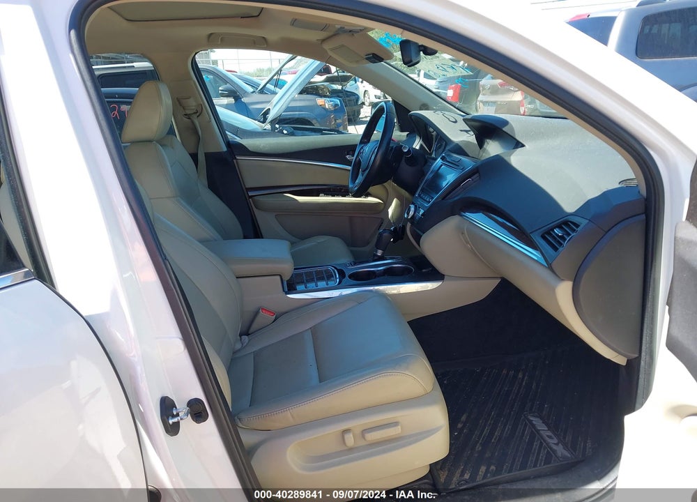 2014 ACURA MDX TECHNOLOGY PACKAGE VIN: 5FRYD3H47EB001282