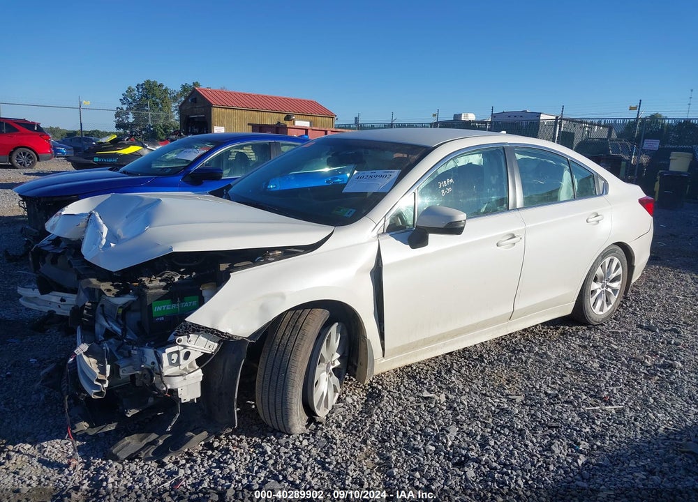 2016 SUBARU LEGACY 2.5I PREMIUM VIN: 4S3BNBF68G3037646