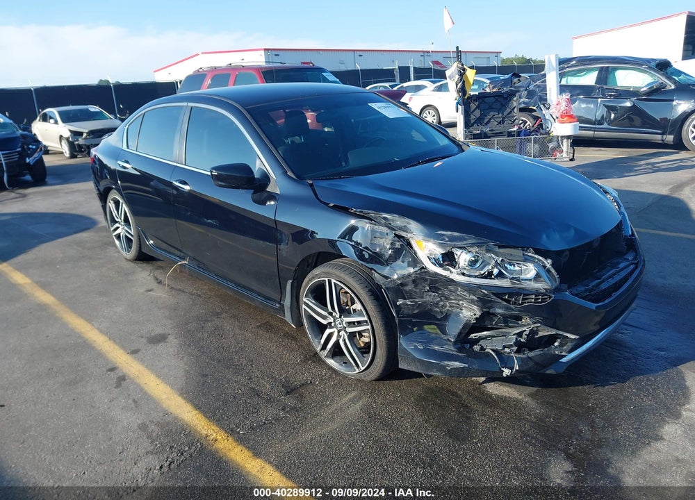 2017 HONDA ACCORD SPORT VIN: 1HGCR2F56HA111967
