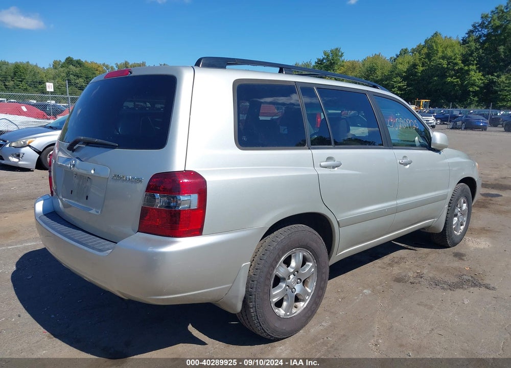 2004 TOYOTA HIGHLANDER V6 VIN: JTEEP21A940066939