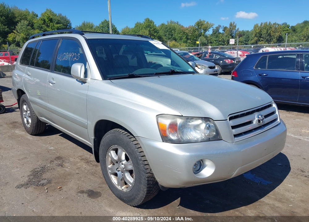 2004 TOYOTA HIGHLANDER V6 VIN: JTEEP21A940066939
