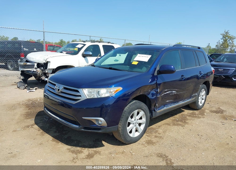2013 TOYOTA HIGHLANDER SE V6 VIN: 5TDBK3EH0DS261263
