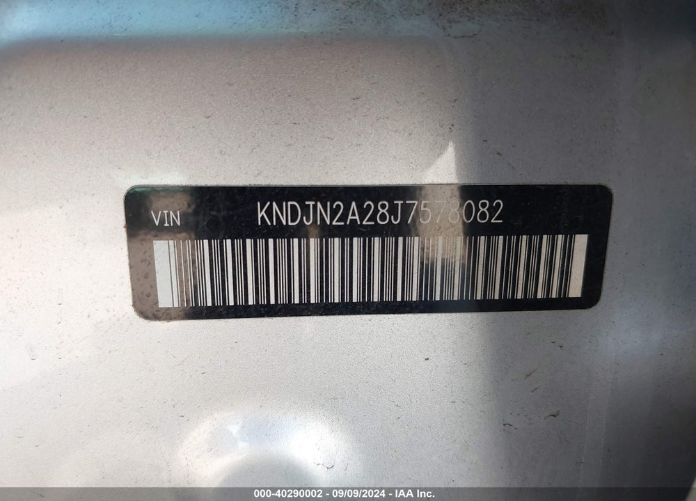 2018 KIA SOUL VIN: KNDJN2A28J7578082