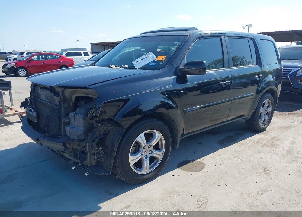 2012 HONDA PILOT EX-L VIN: 5FNYF4H72CB007144