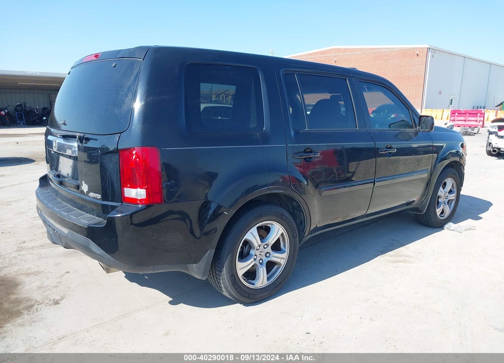 2012 HONDA PILOT EX-L VIN: 5FNYF4H72CB007144
