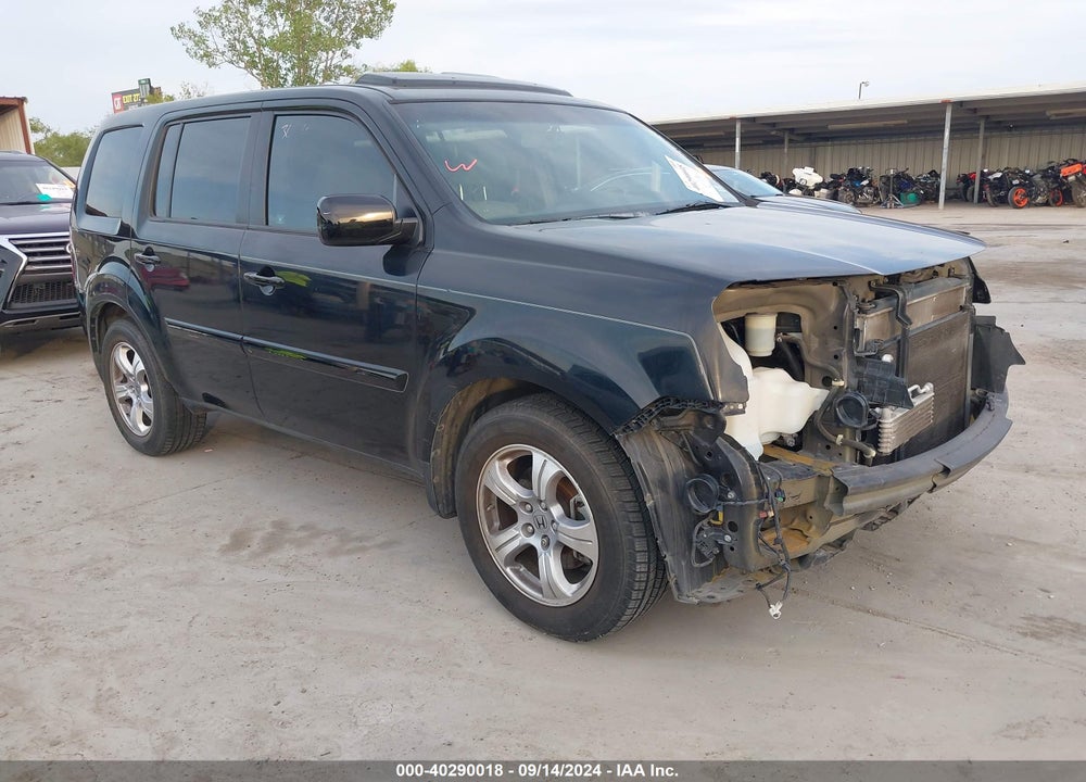 2012 HONDA PILOT EX-L VIN: 5FNYF4H72CB007144