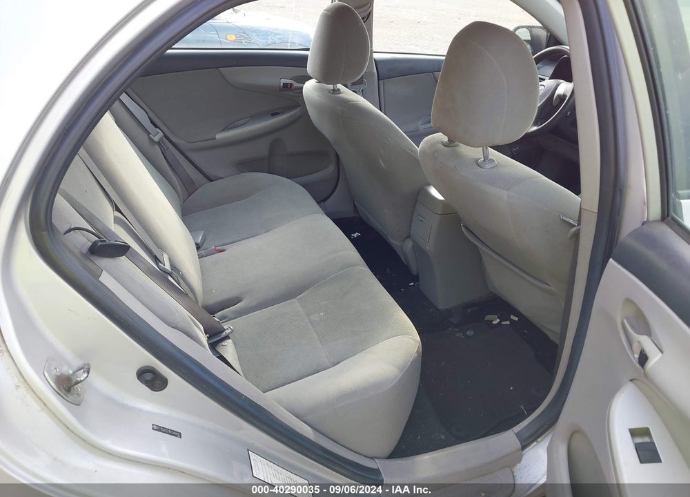 2011 TOYOTA COROLLA LE VIN: 2T1BU4EE1BC546405