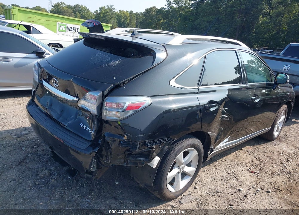 2012 LEXUS RX 350 VIN: 2T2BK1BA4CC129217