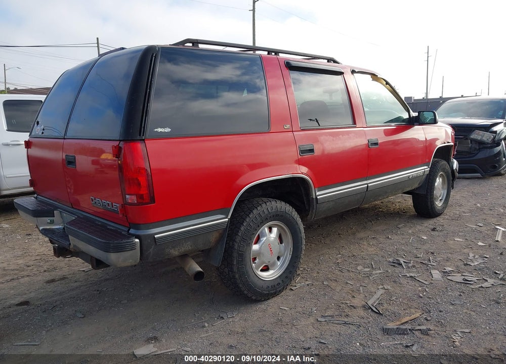 1999 CHEVROLET TAHOE LS VIN: 1GNEK13R5XJ436564