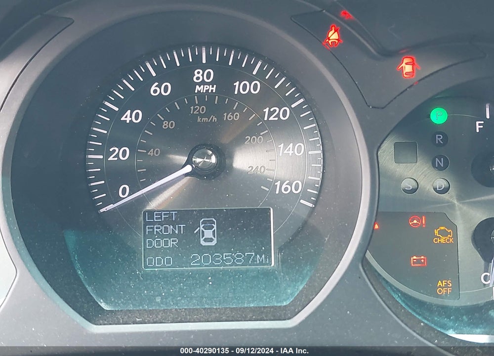 2010 LEXUS GS 350 VIN: JTHBE1KS9A0048515