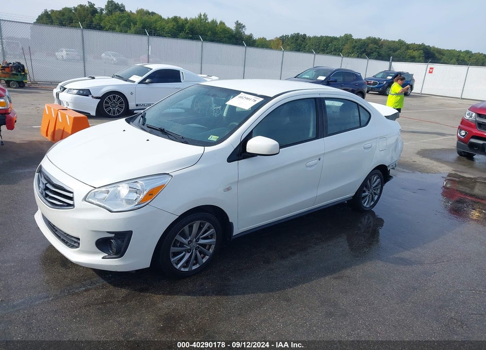 2019 MITSUBISHI MIRAGE G4 ES VIN: ML32F3FJ6KHF08122