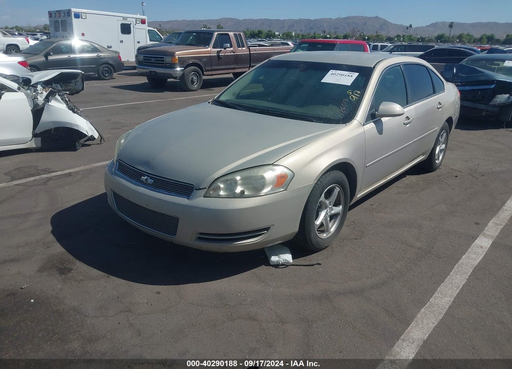 2008 CHEVROLET IMPALA LT VIN: 2G1WT58K589186519