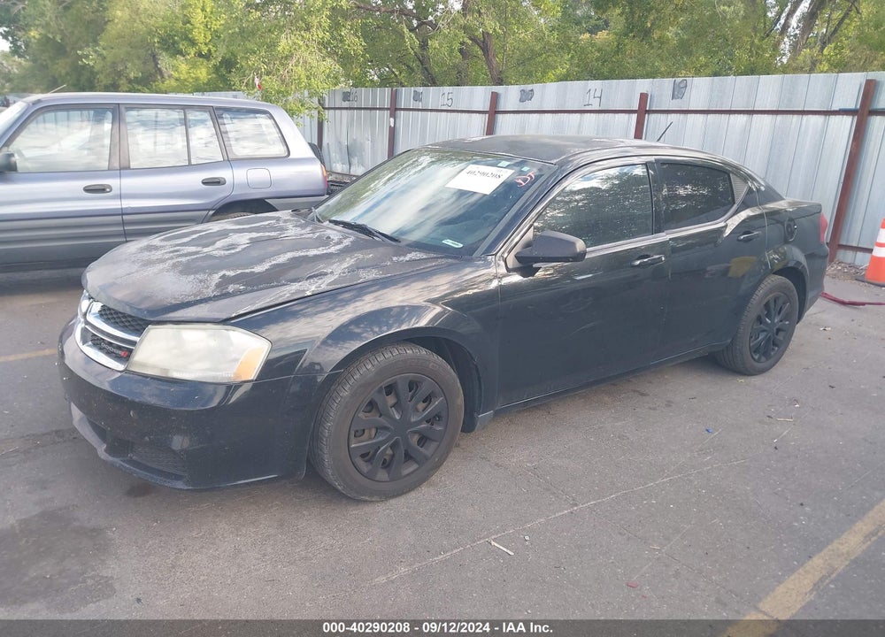 2014 DODGE AVENGER SE VIN: 1C3CDZAB9EN228793
