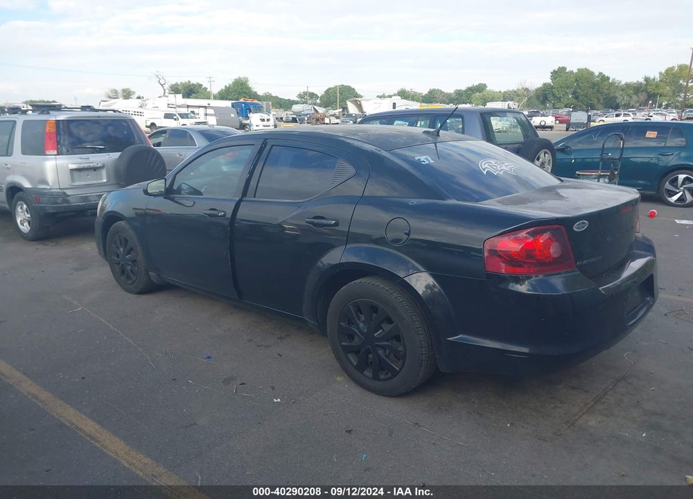 2014 DODGE AVENGER SE VIN: 1C3CDZAB9EN228793
