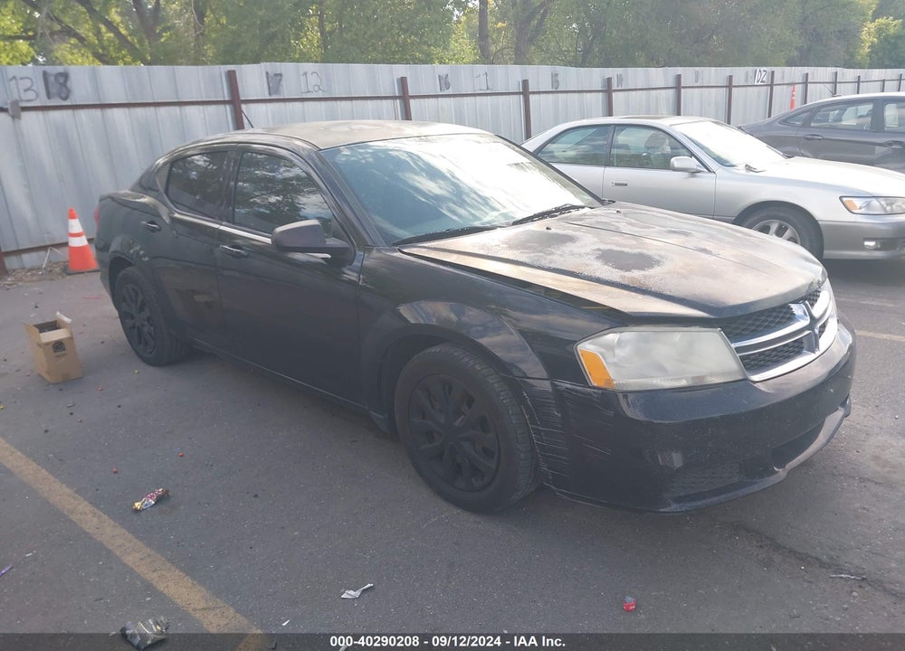 2014 DODGE AVENGER SE VIN: 1C3CDZAB9EN228793