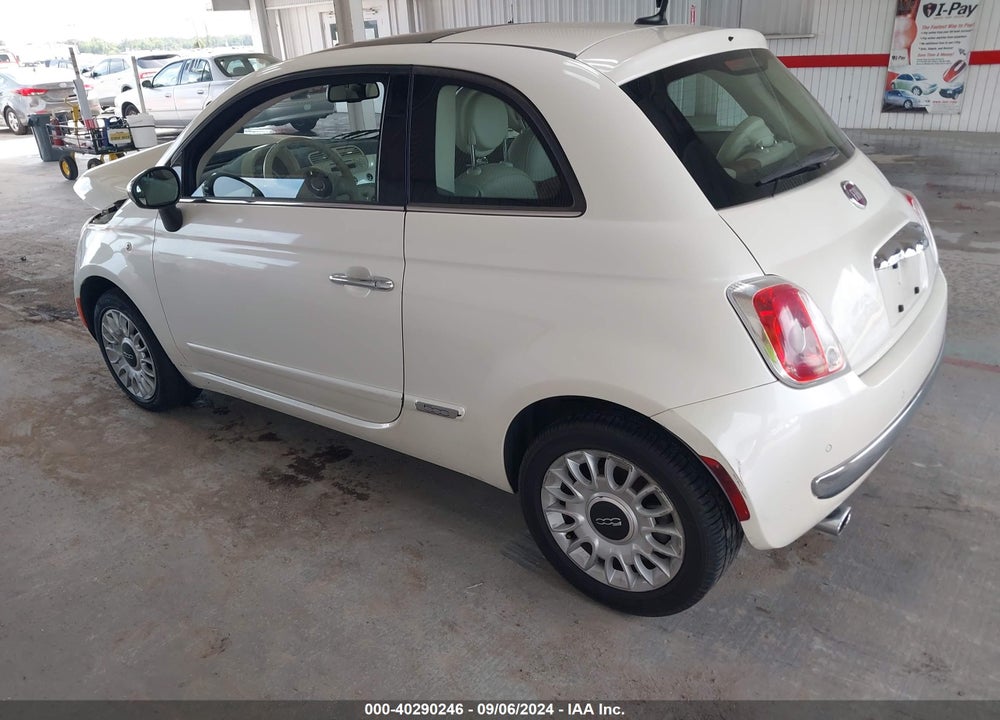 2013 FIAT 500 LOUNGE VIN: 3C3CFFCR6DT737368
