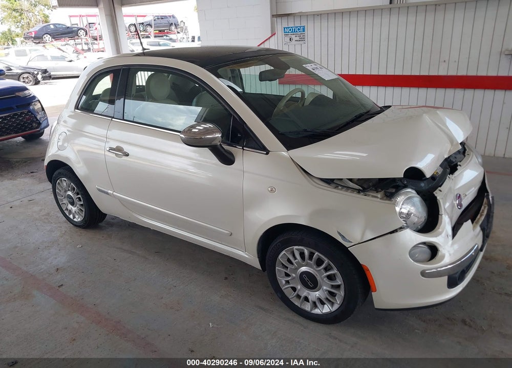 2013 FIAT 500 LOUNGE VIN: 3C3CFFCR6DT737368