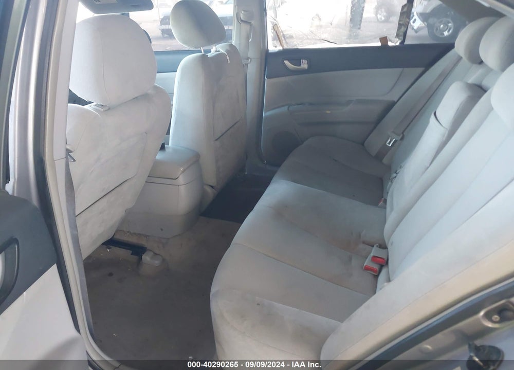 2008 HYUNDAI SONATA GLS VIN: 5NPET46C98H378676