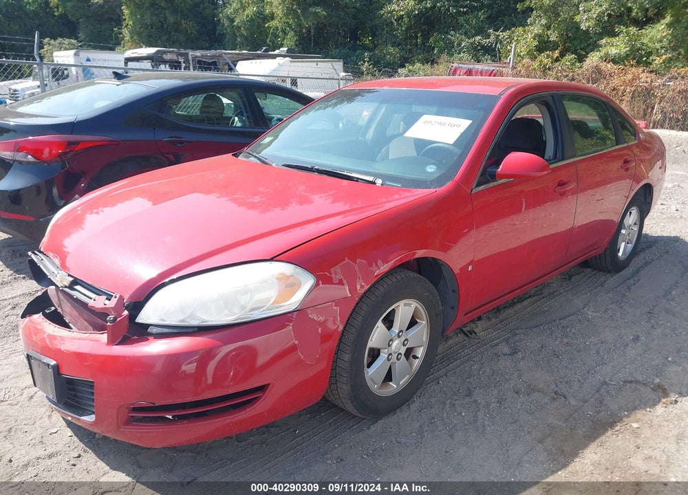 2008 CHEVROLET IMPALA LT VIN: 2G1WT55K689173931
