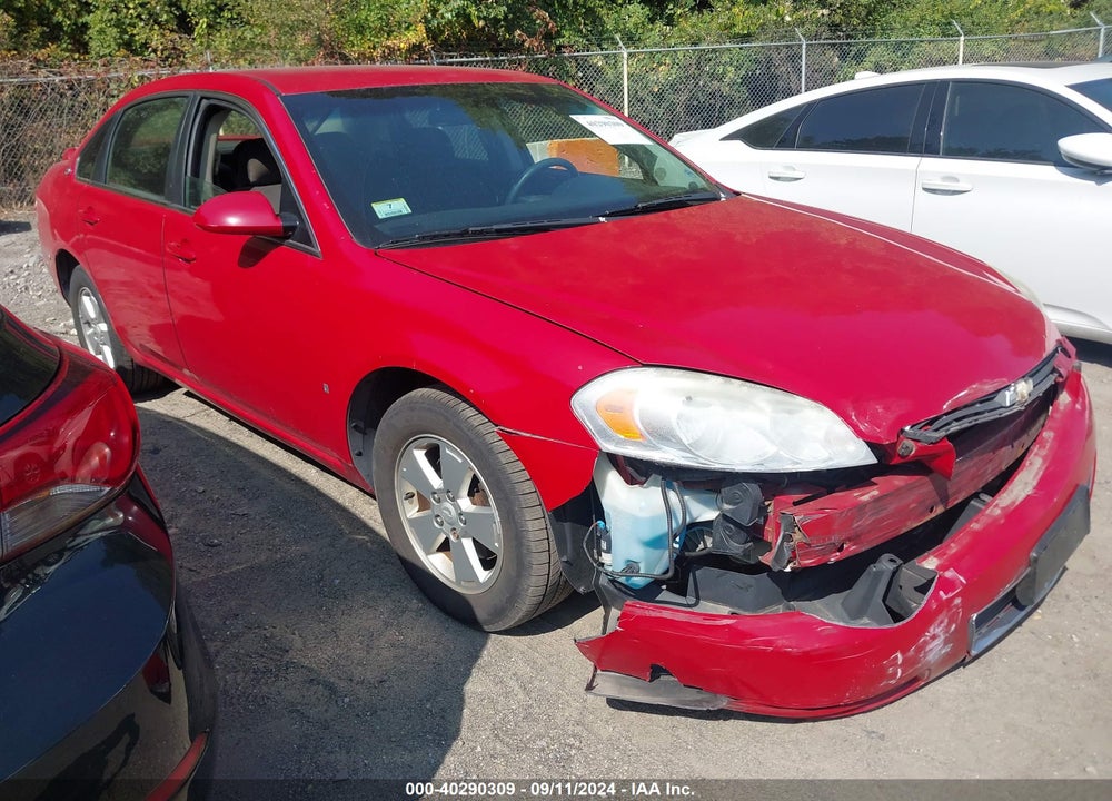 2008 CHEVROLET IMPALA LT VIN: 2G1WT55K689173931