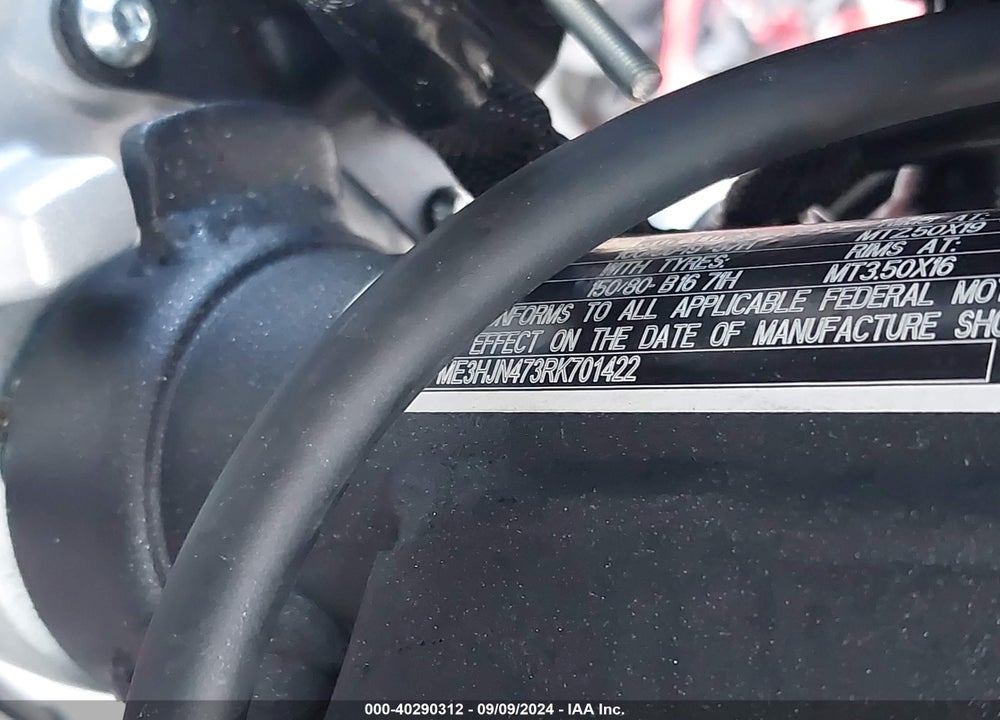 2024 ROYAL ENFIELD MOTORS SUPER METEOR 650 VIN: ME3HJN473RK701422