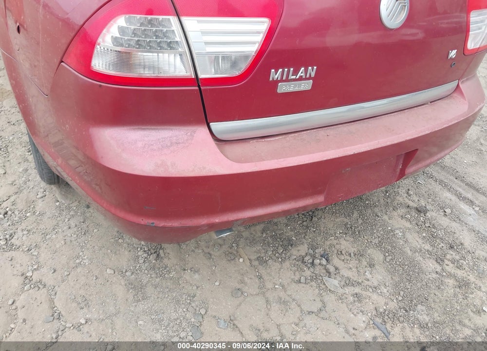 2009 MERCURY MILAN V6 PREMIER VIN: 3MEHM08139R603640