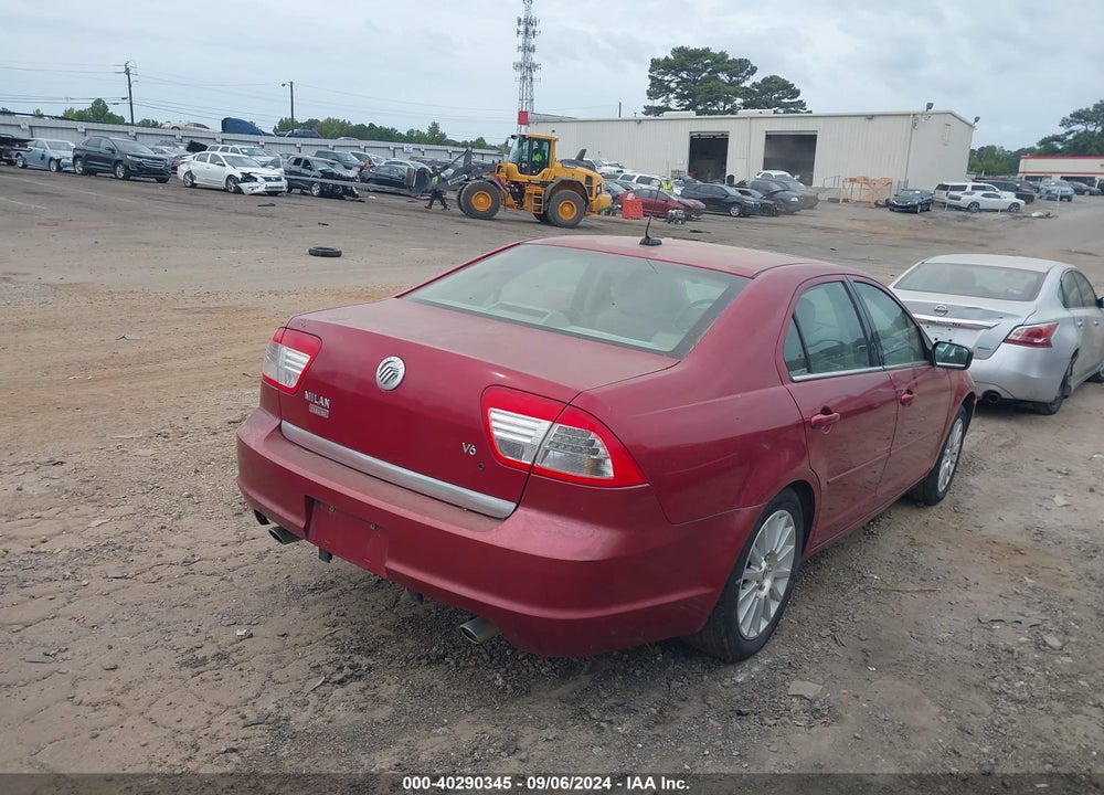 2009 MERCURY MILAN V6 PREMIER VIN: 3MEHM08139R603640