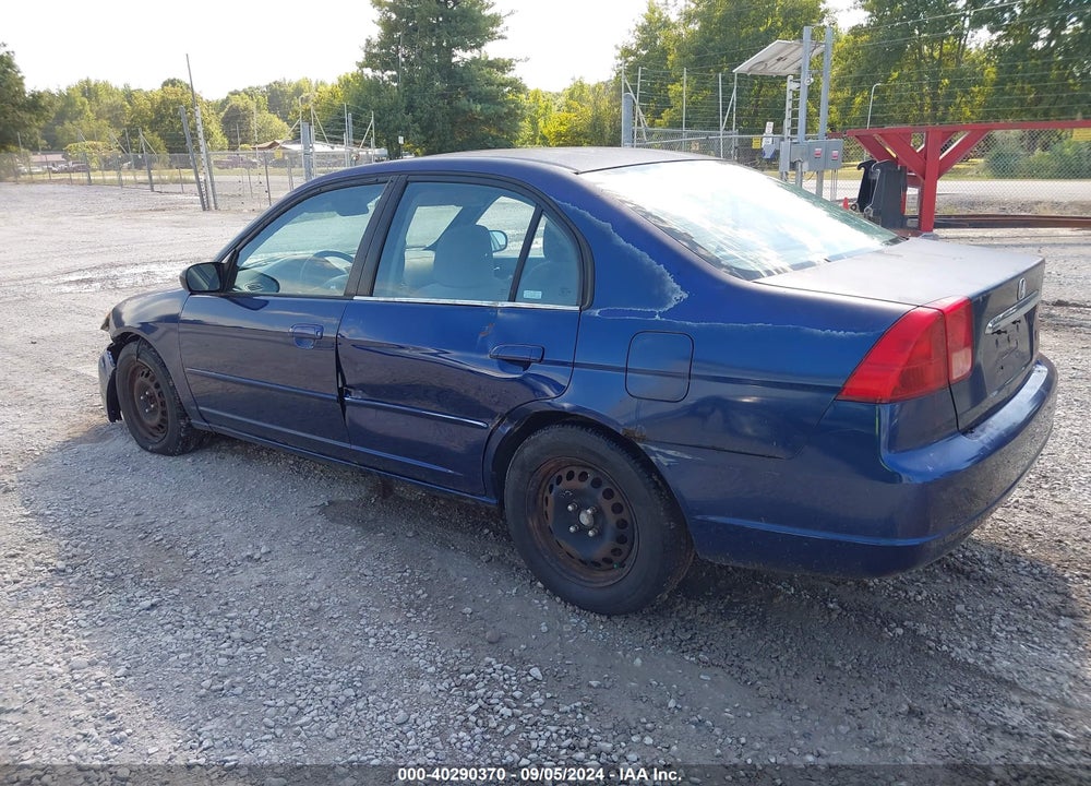 2002 HONDA CIVIC EX VIN: 2HGES26762H514788