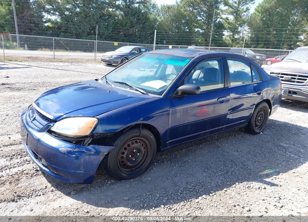 2002 HONDA CIVIC EX VIN: 2HGES26762H514788