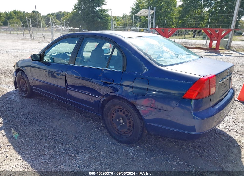 2002 HONDA CIVIC EX VIN: 2HGES26762H514788