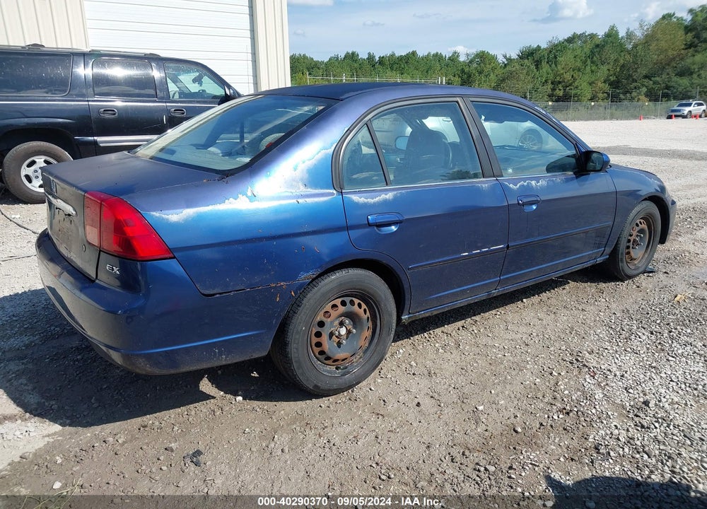 2002 HONDA CIVIC EX VIN: 2HGES26762H514788