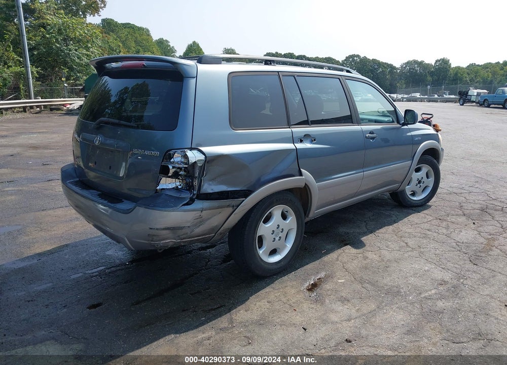 2004 TOYOTA HIGHLANDER LIMITED V6 VIN: JTEEP21A140055725