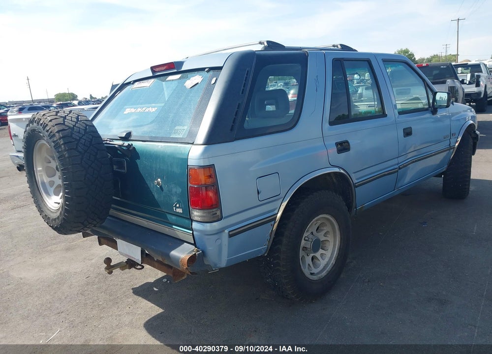 1993 ISUZU RODEO S/LS VIN: 4S2CY58V8P4327482