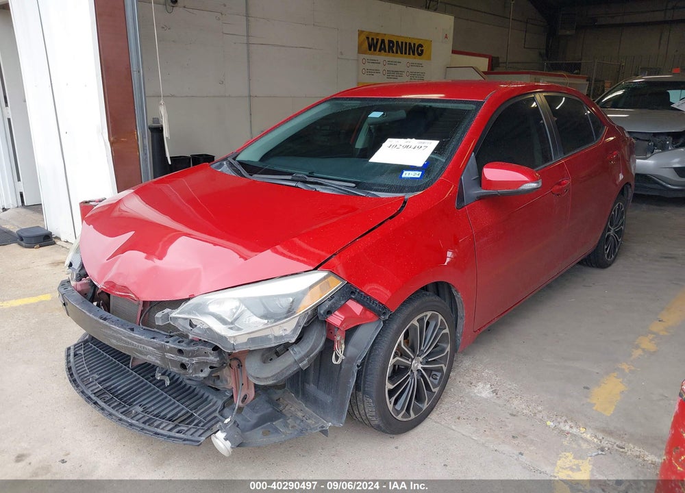 2015 TOYOTA COROLLA S PLUS VIN: 5YFBURHE6FP232232