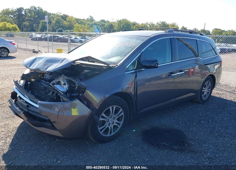 2011 HONDA ODYSSEY EX-L VIN: 5FNRL5H63BB053560