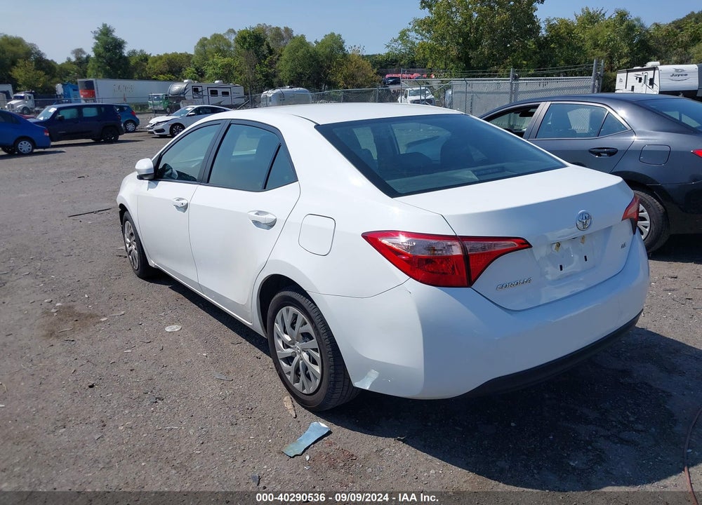 2019 TOYOTA COROLLA LE VIN: 2T1BURHE6KC245282