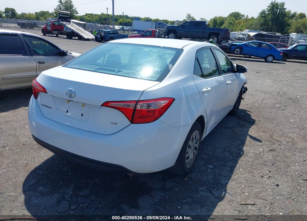 2019 TOYOTA COROLLA LE VIN: 2T1BURHE6KC245282