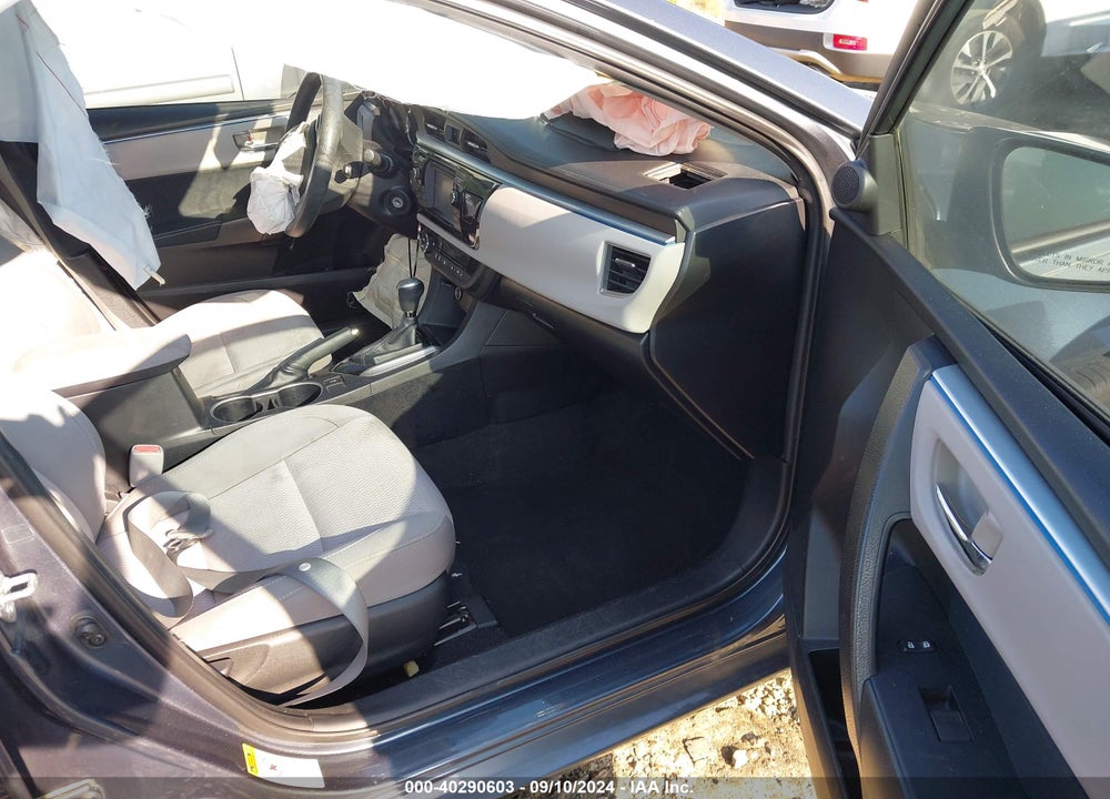 2015 TOYOTA COROLLA LE VIN: 2T1BURHEXFC320958
