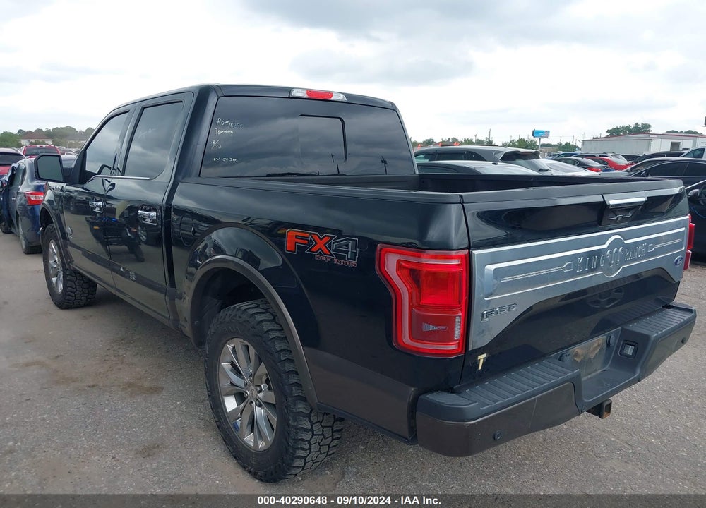 2017 FORD F-150 KING RANCH VIN: 1FTEW1EG7HFB09421