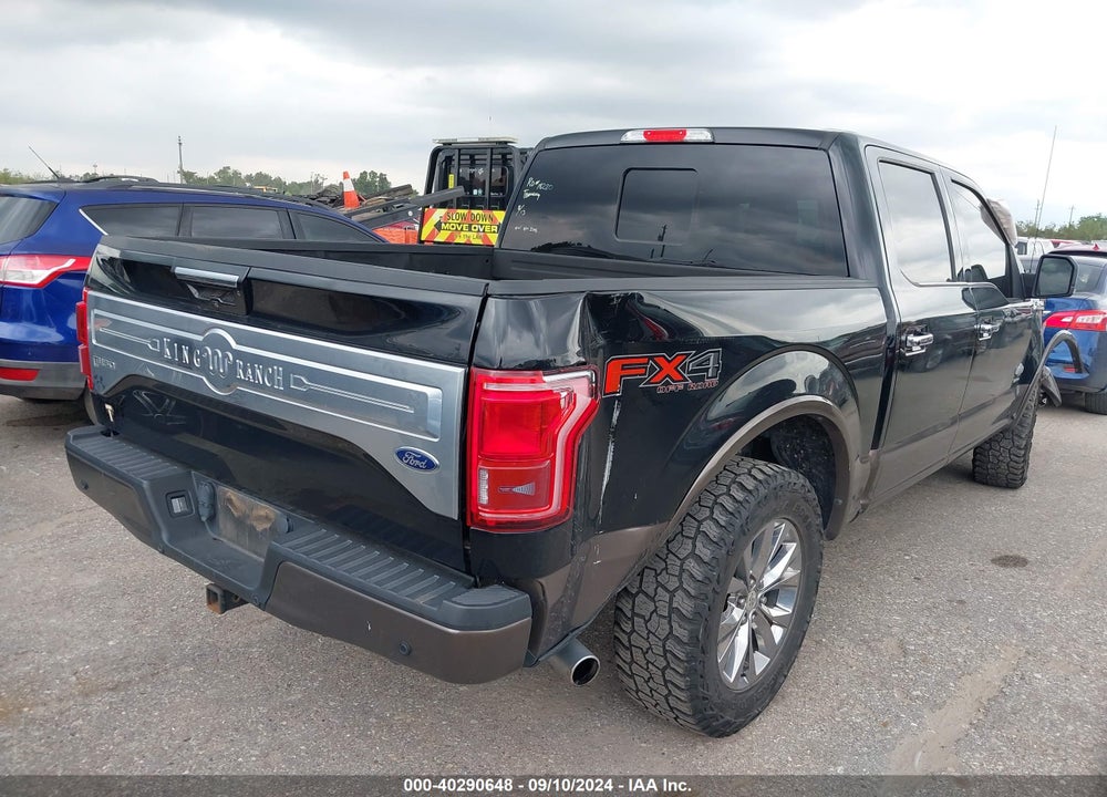 2017 FORD F-150 KING RANCH VIN: 1FTEW1EG7HFB09421