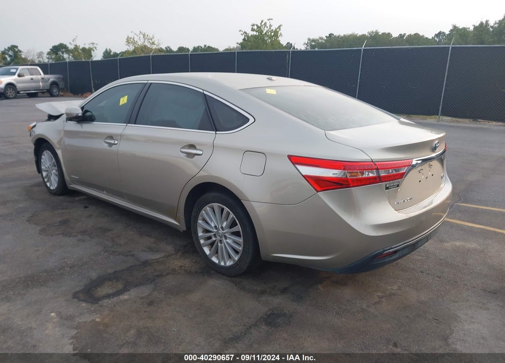 2015 TOYOTA AVALON HYBRID XLE PREMIUM VIN: 4T1BD1EB7FU040957