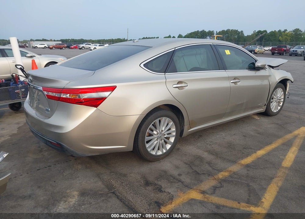 2015 TOYOTA AVALON HYBRID XLE PREMIUM VIN: 4T1BD1EB7FU040957